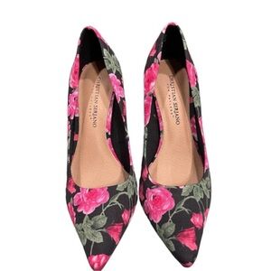 Christian Soriano Floral Shoes Size 7 New